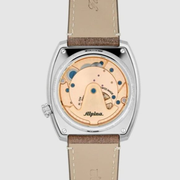 Alpina Startimer Pilot Heritage Men's Brown Leather Watch 42MM AL-709SR4SH6 - Picture 3 of 4